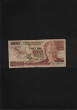 Turcia 100000 100 000 lire 1970 (97) seria11233239 graffiti