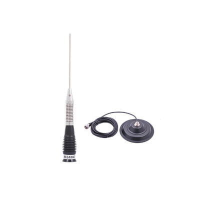 ANTENA RADIO CB MEGAWAT ML100 BLACK CU MAGNET INCLUS 7750 foto