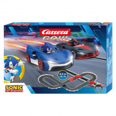 Pista de curse electrica cu 2 masinute, Carrera, Sonic the Hedgehog