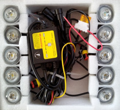 Proiectoare LED DRL NS502 12V - 24V lumini de zi - PLD14641 foto