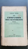 La Confusion des Sentiments - Stefan Zweig (1929) - limba franceză