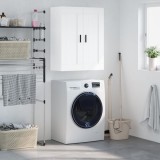 VidaXL Dulap montat pe perete, alb, 69,5x34x90 cm, lemn prelucrat