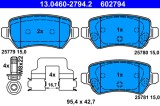 ATE 13.0460-2794.2 set placute frana,frana disc
