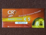 Bilet fotbal - intrare Muzeu CR7 - Cristiano RONALDO (Funchal - Madeira)