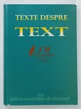 TEXTE DESPRE TEXT de AXINIA CCRASOCSCHI * TEXT IN LIMBILE RUSA SI ROMANA