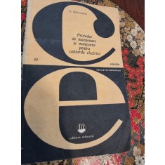 PROCEDEE DE DE MANSONARE SI MANSOANE PENTRU CABLURILE ELECTRICE - A. STANCULESCU