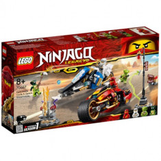 LEGO Ninjago Motocicleta Bladecycle a lui Kai si Snowmobilul lui Zane 70667 foto