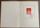 D12 - 1960 - Al III - lea congres al PMR - carnet filatelic