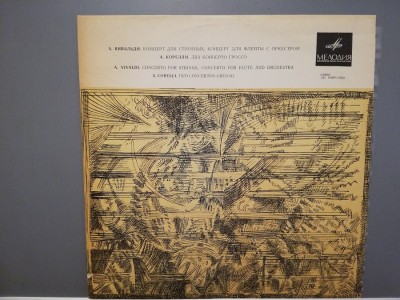 Vivaldi &amp;ndash; Concerto for Strings /Corelli - Concerto(1977/Melodia/USSR) - VINIL/NM foto