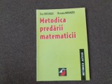 DAN BRANZEI METODICA PREDARII MATEMATICII CU AUTOGRAF