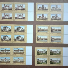 TIMBRE ROMANIA MNH LP1724/2006 CENTENAR EXP.GENERALE 1906 BLOC DE 4 TIMBRE