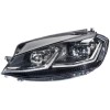 Far VW Golf 7, 03.20, partea Stanga, cu lumina pentru viraje statica; cu lumina timp de zi tip LED, fara modul LED pentru luminile de curbe; fara, Hella