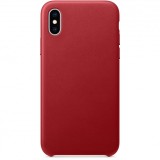 Husa Piele OEM Eco Leather pentru Apple iPhone 11, Rosie