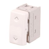 Intrerupator pentru jaluzele Gewiss Top System, simplu, modular, IP20, alb