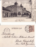 Oradea -animata, clasica 1900, Circulata, Printata