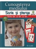Cumpara ieftin Carti educative Cunoasterea Mediului 40 fise Scrie si sterge pentru copii 5-7 ani invata despre animale plante ecologie