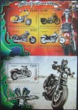 REP.BURUNDI - MOTOCICLETE-HARLEY DAWITSON-1 M/SH+ 1 S/SH-MNH** - RBU 121