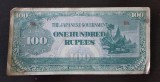 Bancnota - Myanmar (Ocupație Japoneza) - 100 Rupees 1944