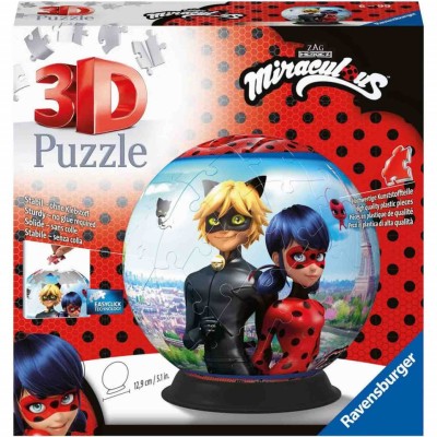 Puzzle 3D Miraculous, 72 Piese foto