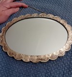 Oglinda cu rama argint 900