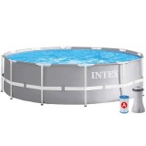 Piscina cu cadru metalic Intex Prisma Frame 366x76 cm, 6500 l, cu pompa