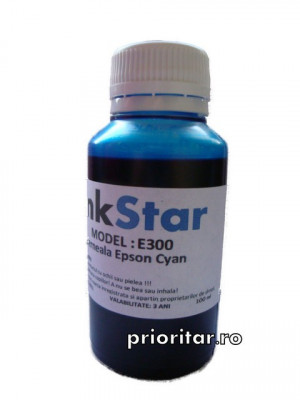 Cerneala EPSON DYE CISS albastra T0612 T0712 T0802 T1282 T1292 ( Refill T-0612 foto