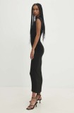 Answear Lab rochie culoarea negru, maxi, mulată