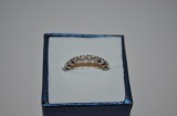 INEL AUR ALB 18K + 20 Diamante = 0.80ct - Model ETERNITY - Franta - Deosebit !, 46 - 56