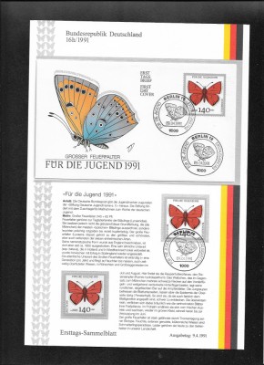 Germania FDC 16h.1991 foto