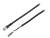 Cablu de conectare M8 10m 3 pini 1A -10&divide;80&deg;C