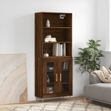 vidaXL Dulap &icirc;nalt, stejar maro, 69,5x34x180 cm, lemn compozit