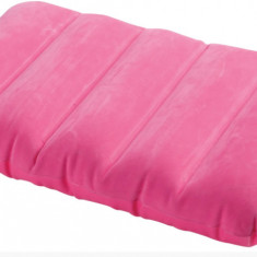 Perna gonflabila Intex pentru camping 43 x 28 x 9 cm,culoare roz