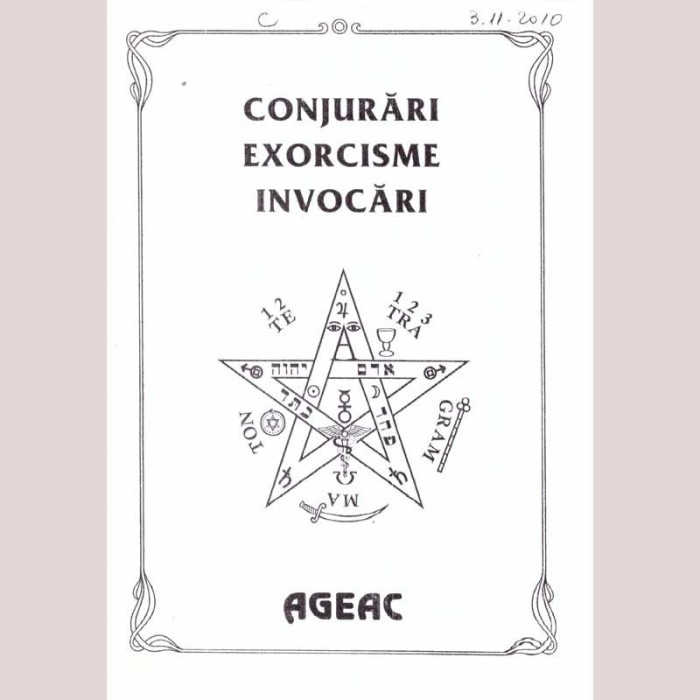 - Conjugari. Exorcisme. Invocari - 138142