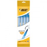 Set 4 pixuri Round Stic Bic, Albastru