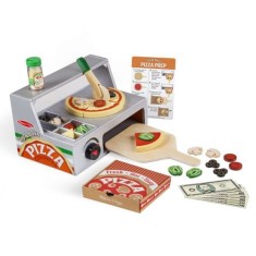 Set de Joaca Melissa &amp;amp; Doug din Lemn Cuptorul de Pizza foto