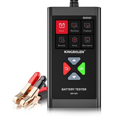 Tester auto baterii auto tensiune 6/12V capacitate baterie 2Ah-220Ah BM580 foto