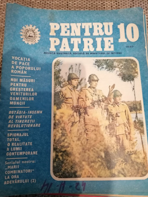 REVISTA PENTRU PATRIE - NR 10 - 1983 foto