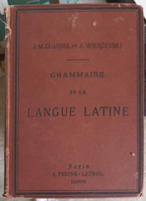 GRAMMAIRE DE LA LANGUE LATINE-J.M. GUARDIA-249883 foto