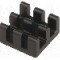 Radiator extrudat, aluminiu, 11mm x 11mm, neagra, FISCHER ELEKTRONIK - ICK BGA 11 X 11 X 6