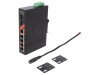 ANTAIRA Switch Ethernet Industrial Neadministrabil 7 Porturi cu 2 SFP LNX-0702C-SFP-T