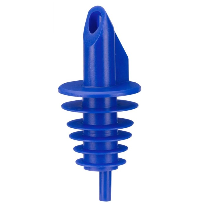 Ausgiesser - BILLY, Kunststoff, f&uuml;r 0,5 - 1,5 L Flaschen, mit 5 Lamellen, blau
