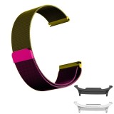 Curea otel, Milanese Loop Slim, compatibila cu Samsung Galaxy Watch8 Classic 46mm, Purple Green