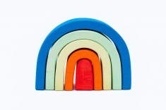 Set Handmade, Curcubeu Arcada Mica Albastru foto