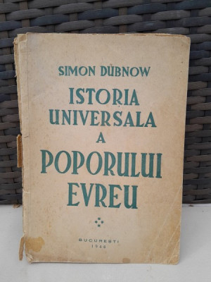 ISTORIA UNIVERSALA A POPORULUI EVREU - SIMON DUBNOW VOL.VI foto