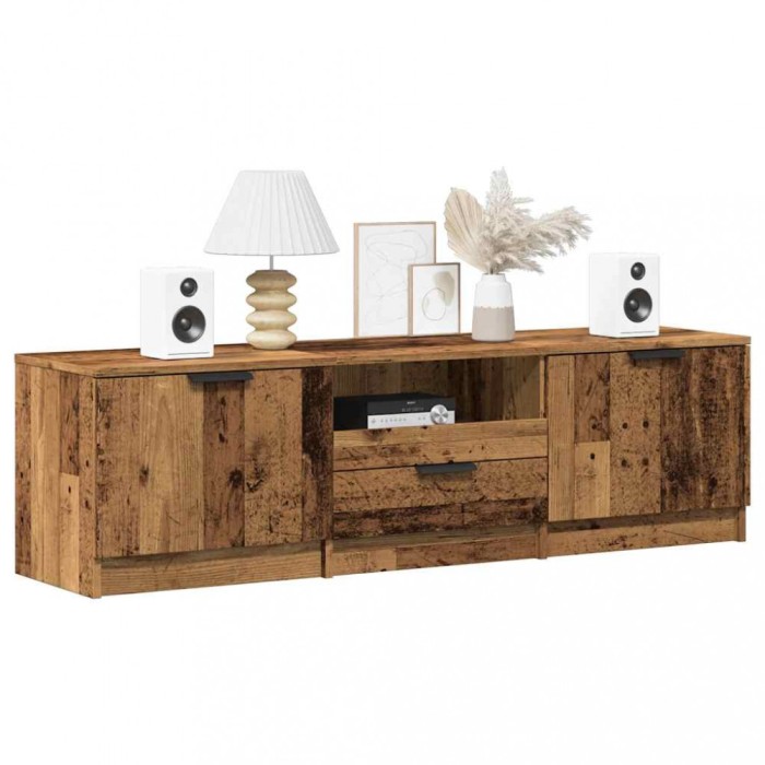 Gossi dulap tv lemn vechi 140x35x40 cm lemn prelucrat