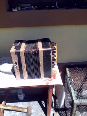 Vechi Acordeon Armonica Perioada Interbelica foto