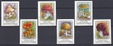 DB1 Ungaria 1986 Flora Ciuperci 6 v. MNH NDT