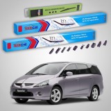 Cumpara ieftin Stergatoare Mitsubishi Grandis MPV (NA_W) 2004-2008 | Set Fata si Spate Flat Premium - TeamCar