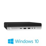 Mini PC HP EliteDesk 705 G4, Quad Core Ryzen 5 PRO 2400G, 256GB SSD, Win 10 Home