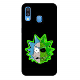 Husa compatibila cu Samsung Galaxy A40 Silicon Gel Tpu Model Rick And Morty Alien